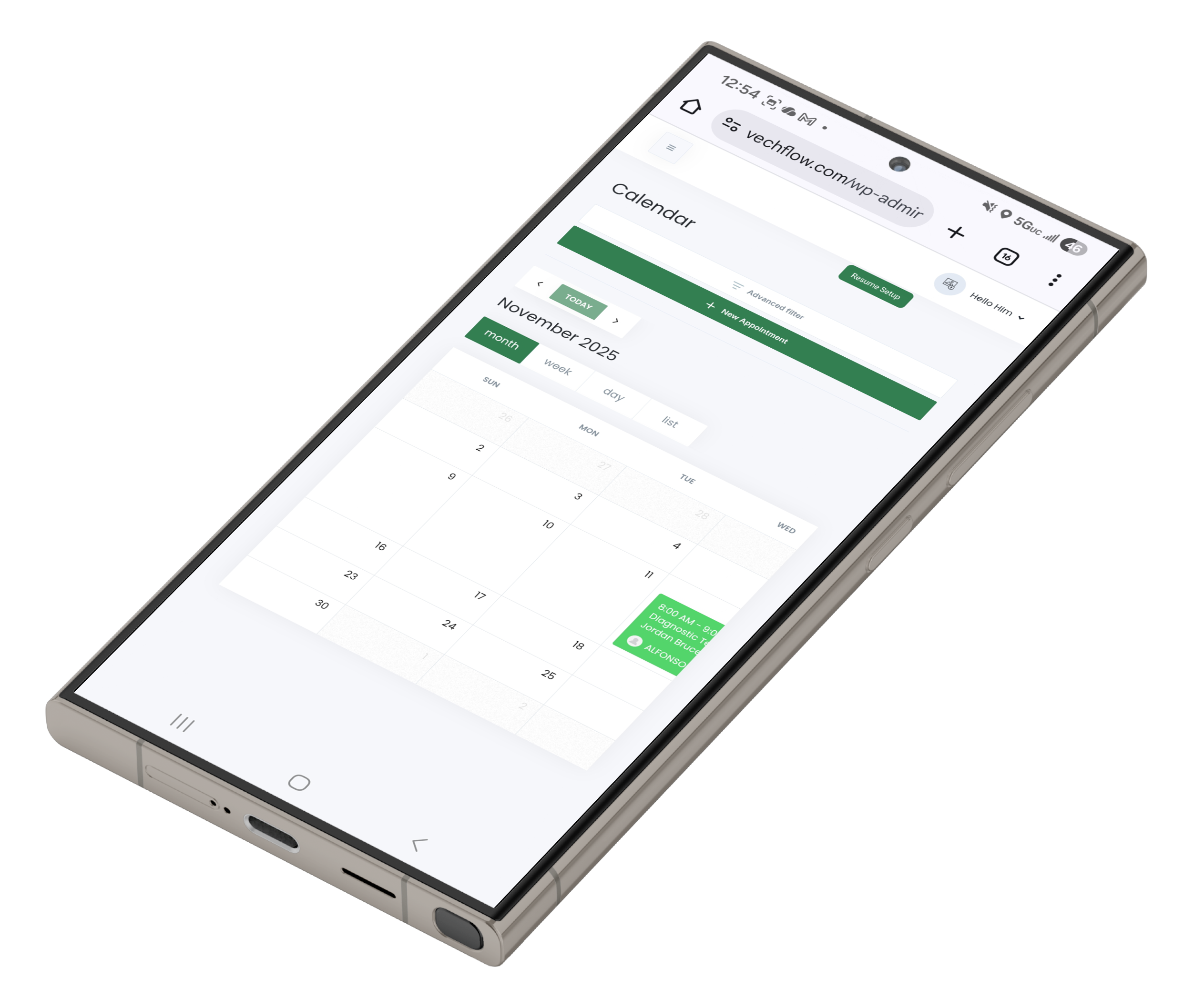 VechFlow vendor dashboard preview